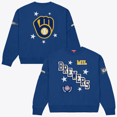 Milwaukee Brewers Mitchell & Ness Women's Pep Rally Sweatshirt | MLB Near me