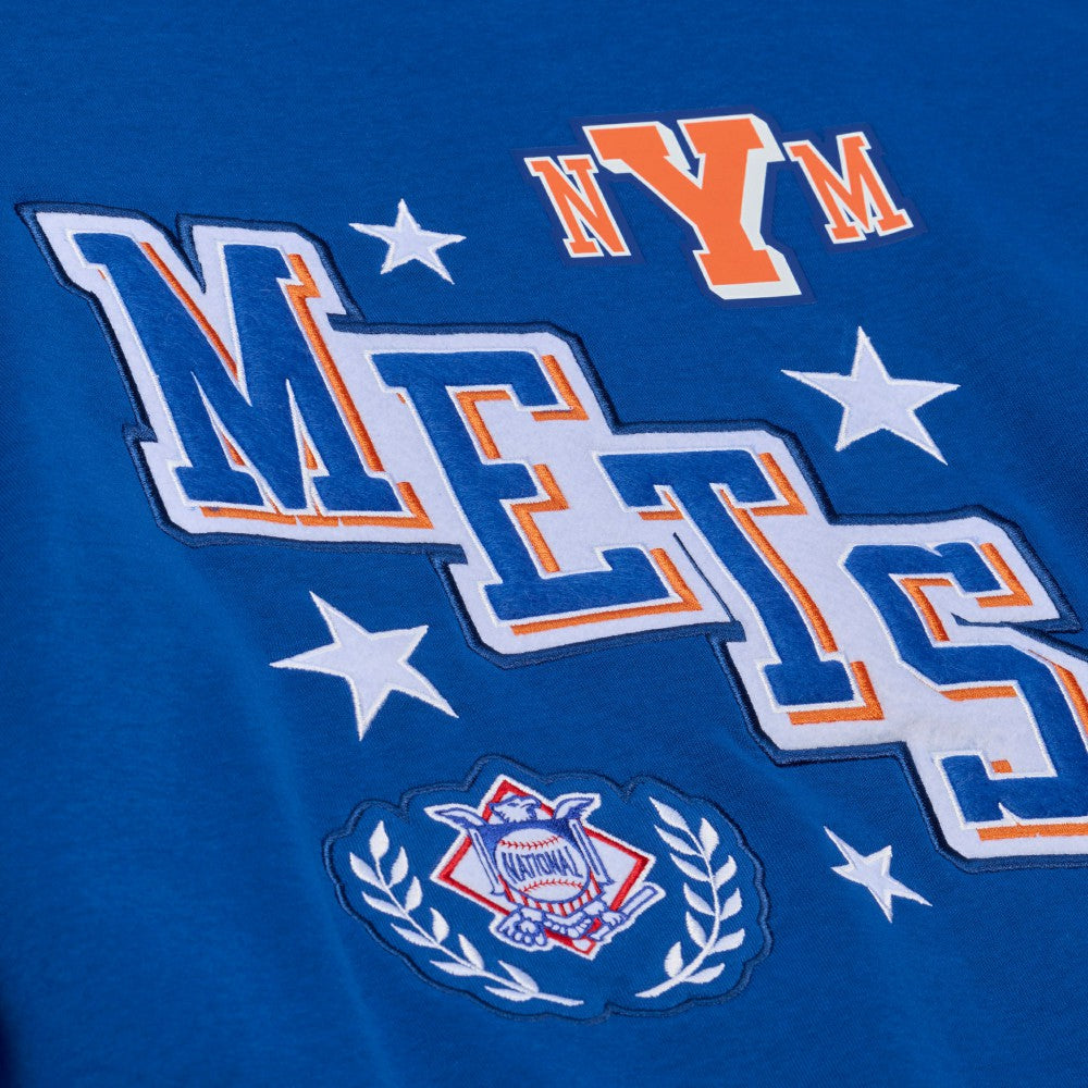 New York Mets Mitchell & Ness Women's Pep Rally Sweatshirt | MLB Outlet