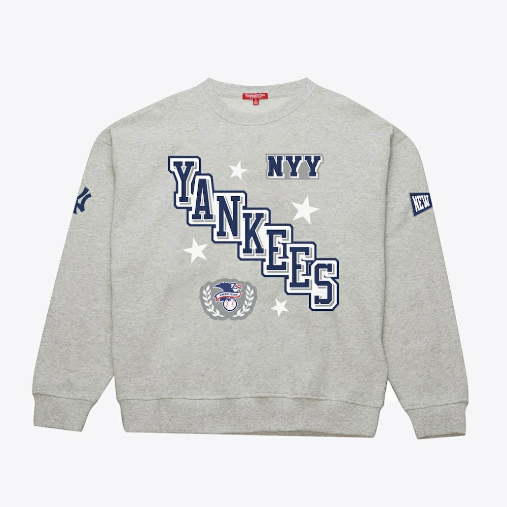 New York Yankees Mitchell & Ness Women's Pep Rally Sweatshirt | MLB Online