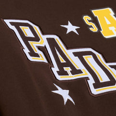San Diego Padres Mitchell & Ness Women's Pep Rally Sweatshirt | MLB Discount