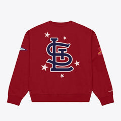 St. Louis Cardinals Mitchell & Ness Women's Pep Rally Sweatshirt | MLB For sale