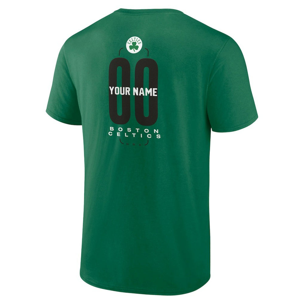 Boston Celtics Center Court Name & Number Custom T-Shirt Discount