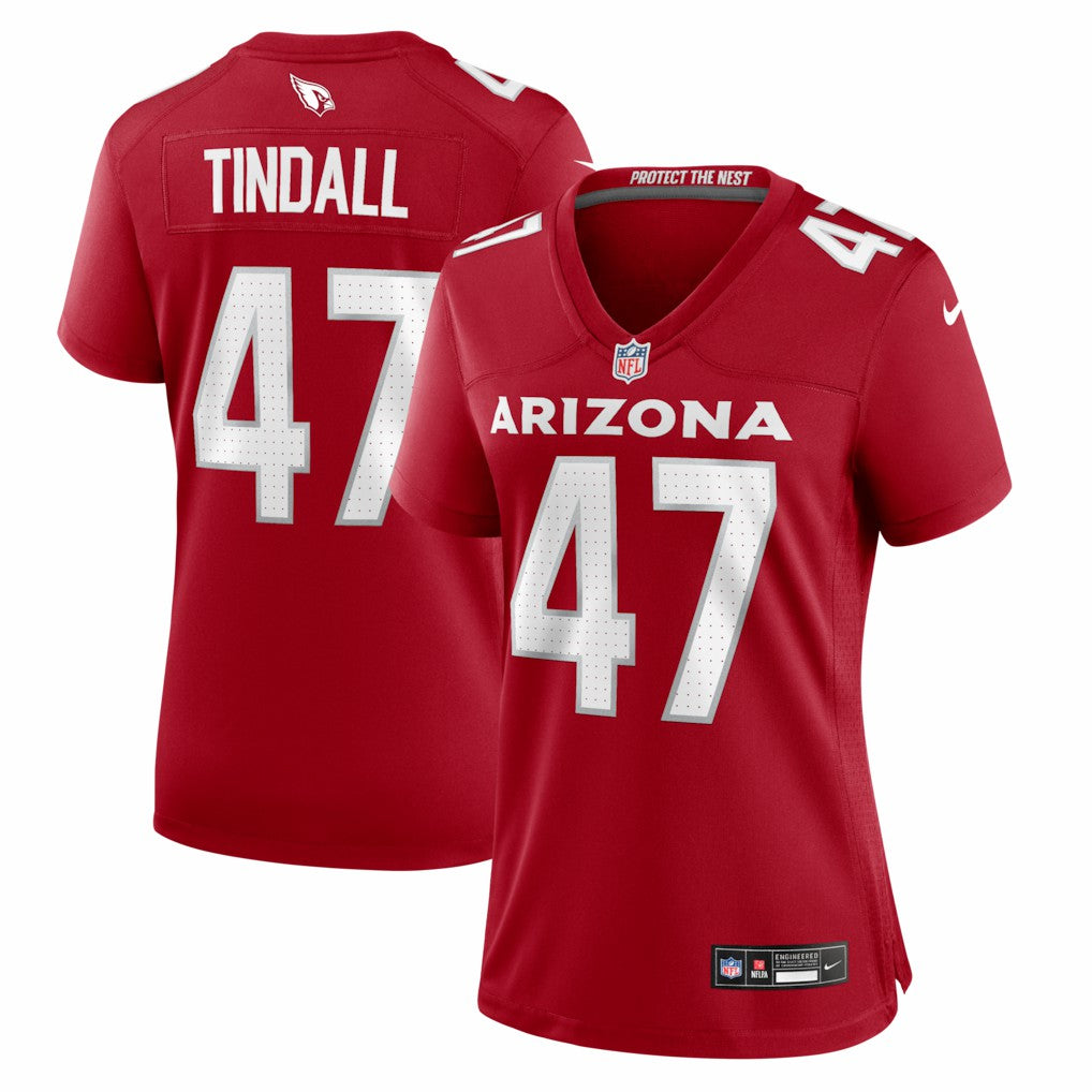 Arizona Cardinals Nike Channing Tindall  Women's Team Game Jersey