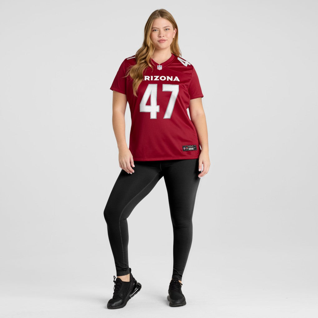 Arizona Cardinals Nike Channing Tindall  Women's Team Game Jersey