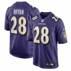 Baltimore Ravens Nike Taven Bryan  Team Game Jersey