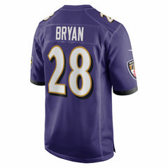 Baltimore Ravens Nike Taven Bryan  Team Game Jersey