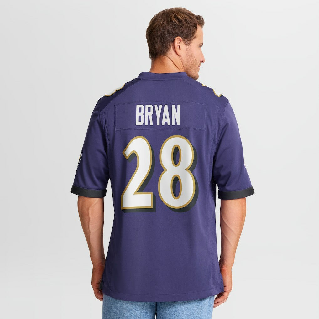 Baltimore Ravens Nike Taven Bryan  Team Game Jersey
