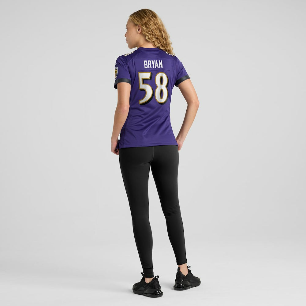 Baltimore Ravens Nike Taven Bryan  Women's Team Game Jersey
