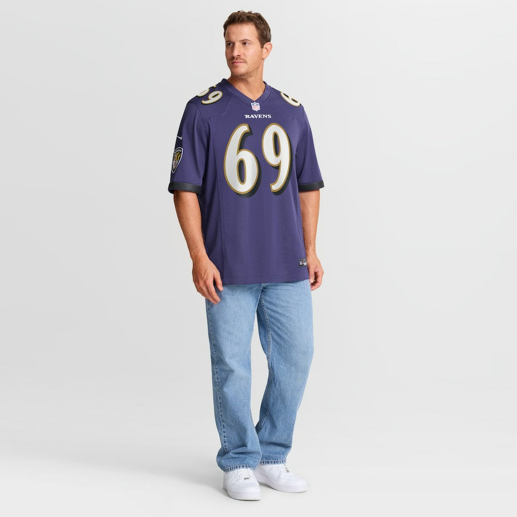 Baltimore Ravens Nike Josh Tupou  Team Game Jersey