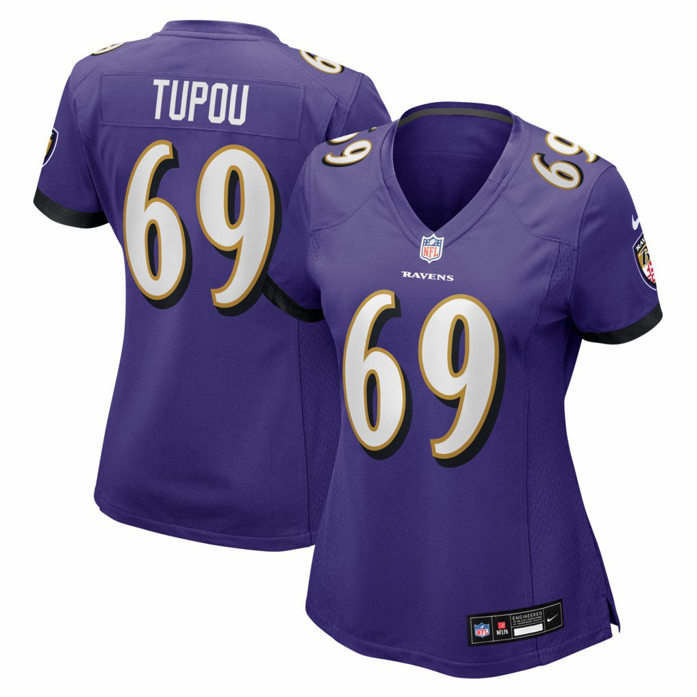 Baltimore Ravens Nike Josh Tupou  Women's Team Game Jersey