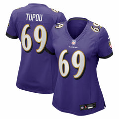 Baltimore Ravens Nike Josh Tupou  Women's Team Game Jersey