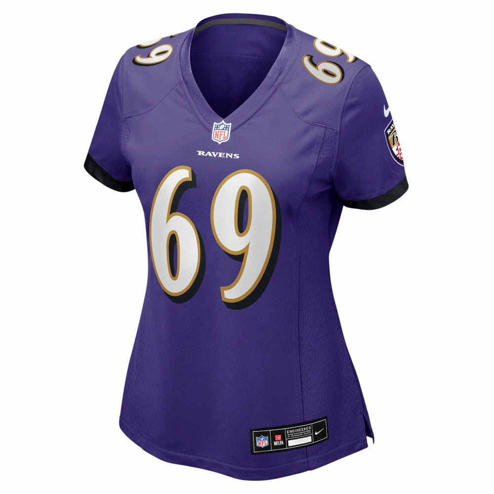 Baltimore Ravens Nike Josh Tupou  Women's Team Game Jersey