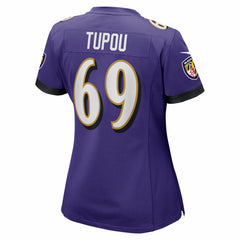 Baltimore Ravens Nike Josh Tupou  Women's Team Game Jersey