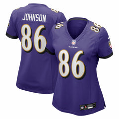 Baltimore Ravens Nike Cornelius Johnson  Women's Team Game Jersey