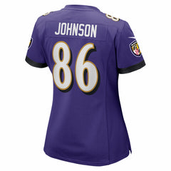 Baltimore Ravens Nike Cornelius Johnson  Women's Team Game Jersey