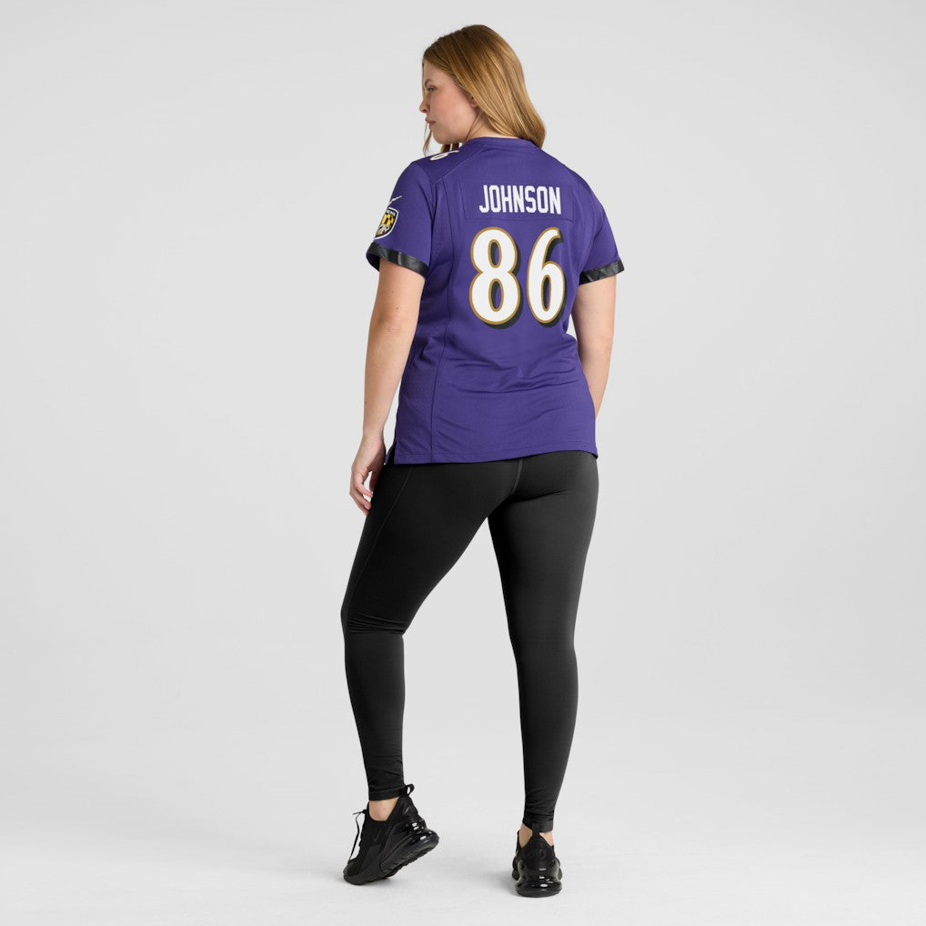Baltimore Ravens Nike Cornelius Johnson  Women's Team Game Jersey