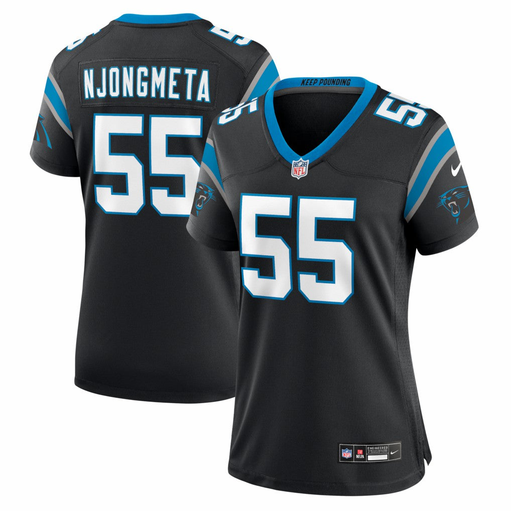 Carolina Panthers Nike Maema Njongmeta  Women's Team Game Jersey