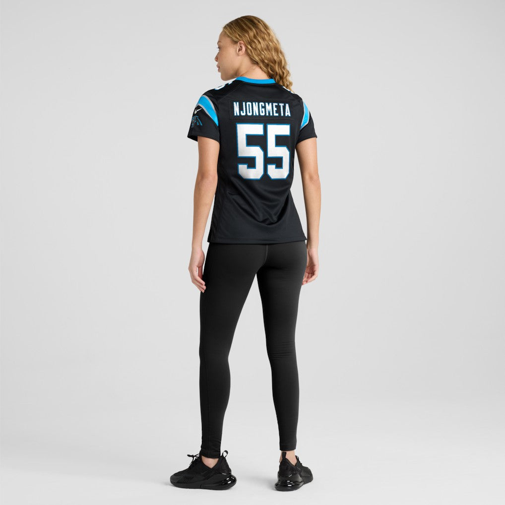 Carolina Panthers Nike Maema Njongmeta  Women's Team Game Jersey