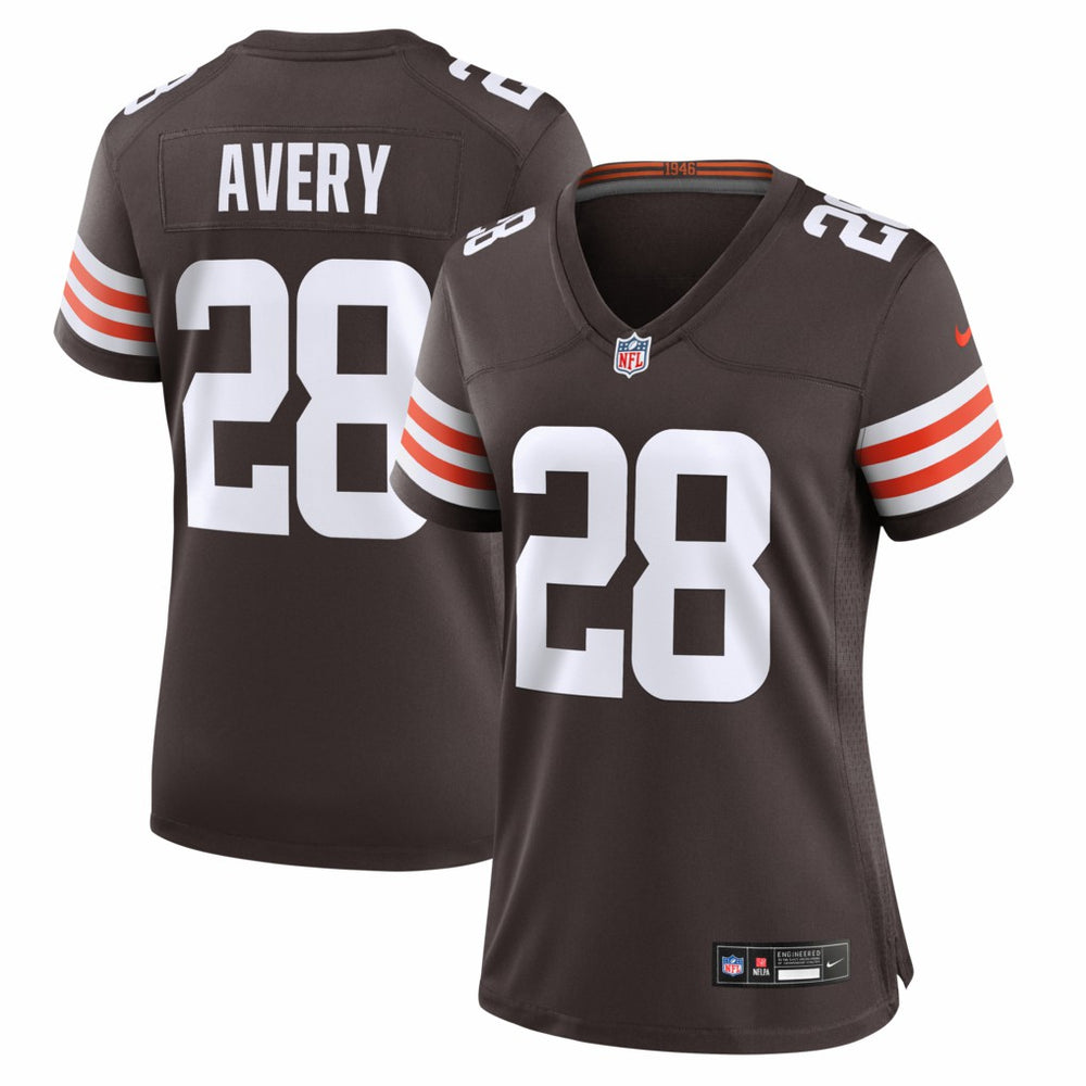 Cleveland Browns Nike Tre Avery  Women's Team Game Jersey