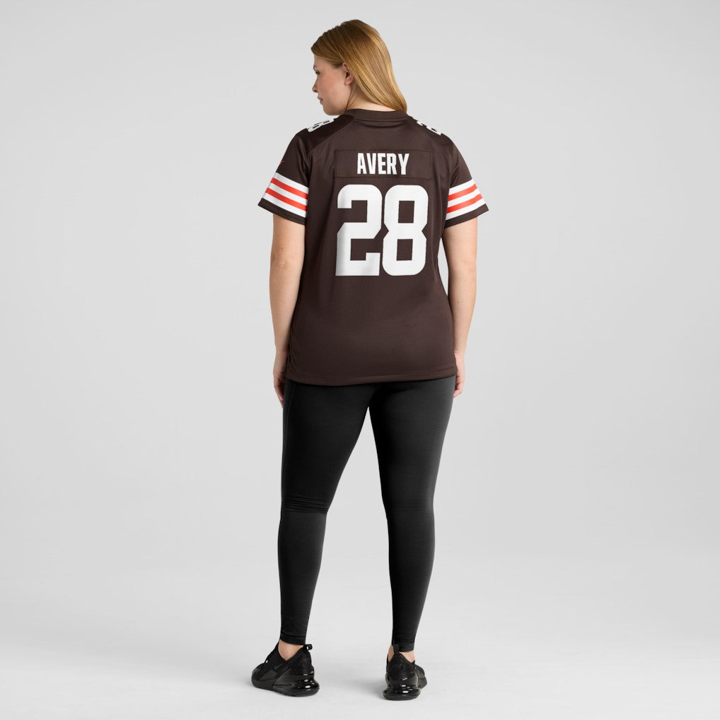 Cleveland Browns Nike Tre Avery  Women's Team Game Jersey