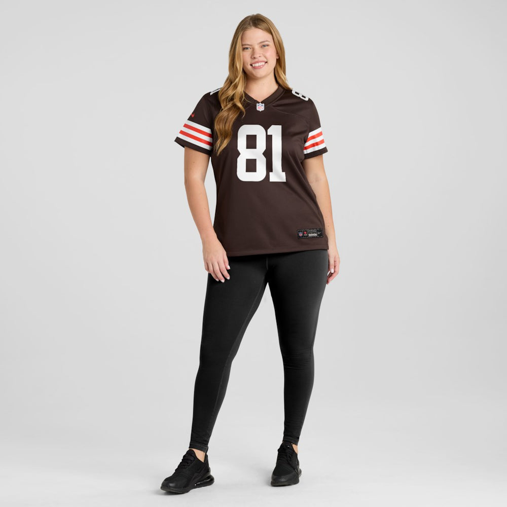 Cleveland Browns Nike Luke Floriea  Women's Team Game Jersey