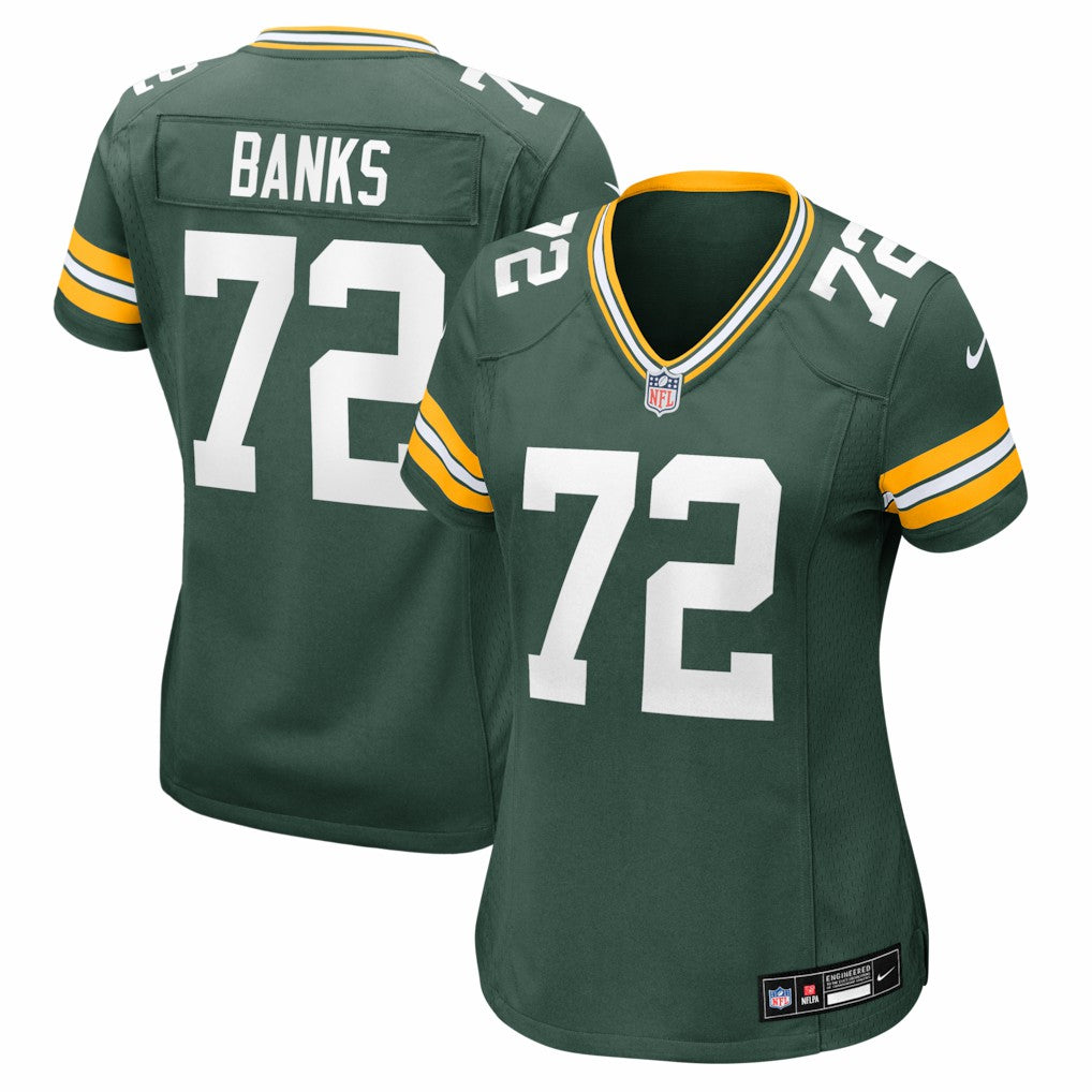 Green Bay Packers Nike Brant Banks  Women's Team Game Jersey