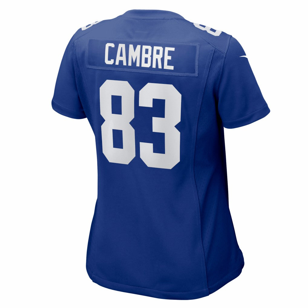 New York Giants Nike Dalen Cambre  Women's Team Game Jersey