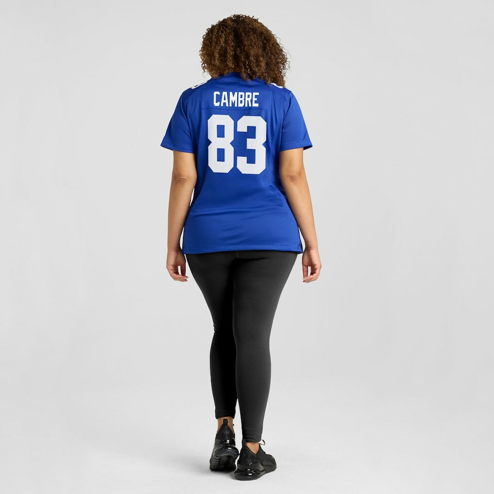 New York Giants Nike Dalen Cambre  Women's Team Game Jersey