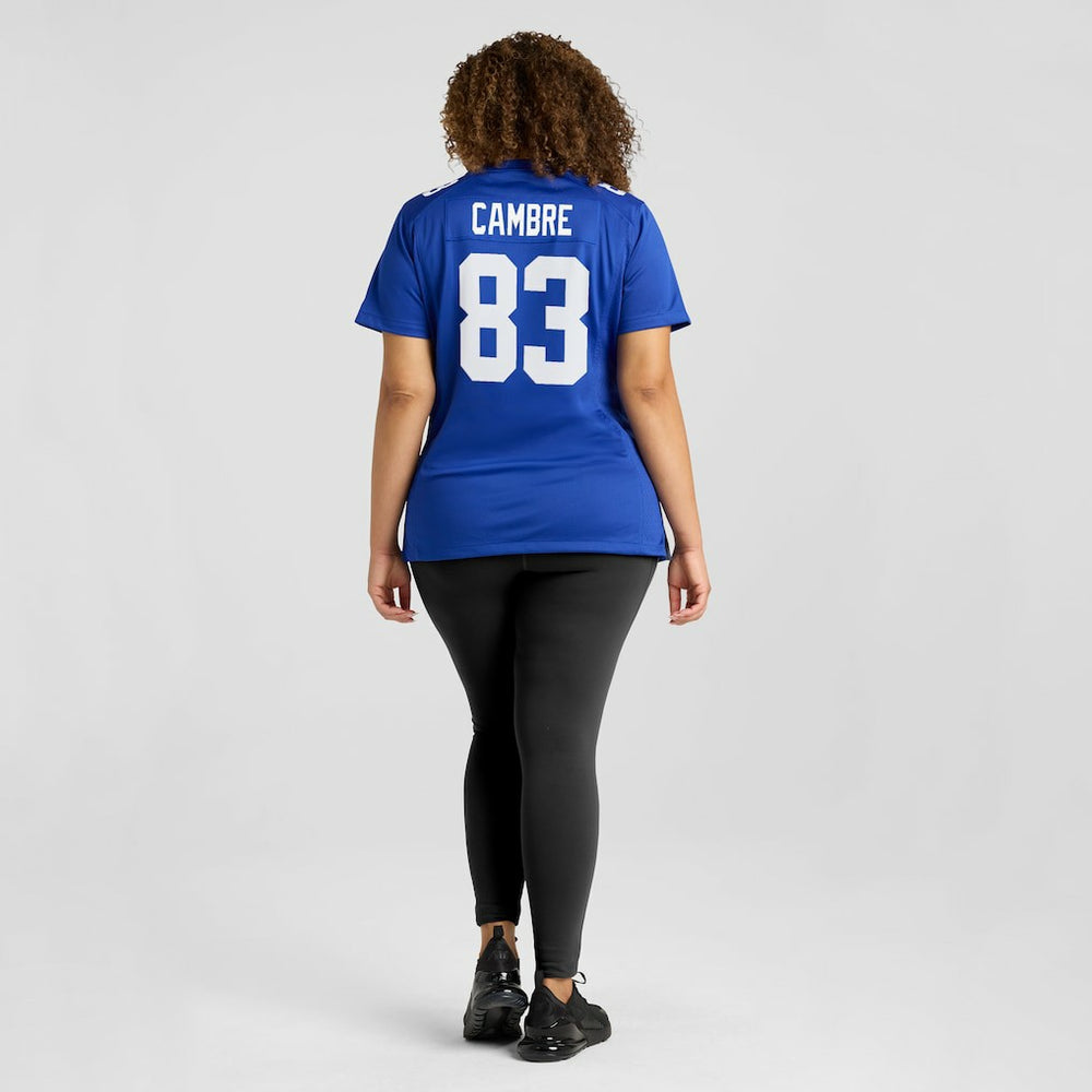New York Giants Nike Dalen Cambre  Women's Team Game Jersey