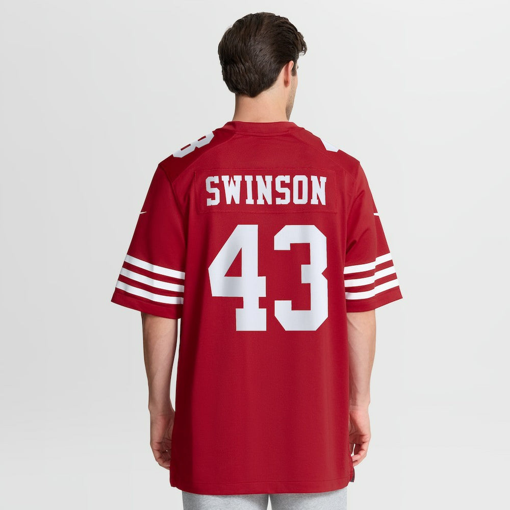San Francisco 49ers Nike Messiah Swinson  Team Game Jersey