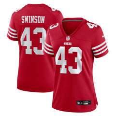 San Francisco 49ers Nike Messiah Swinson  Women's Team Game Jersey