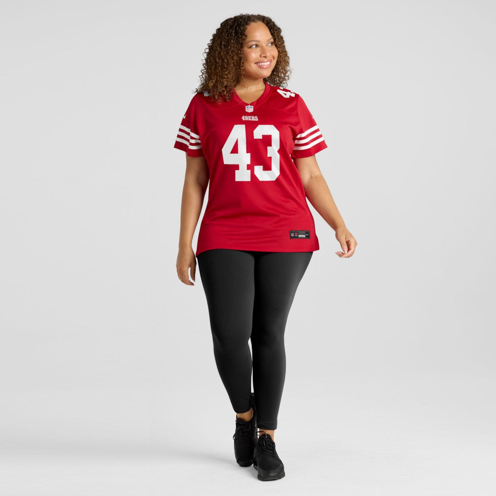 San Francisco 49ers Nike Messiah Swinson  Women's Team Game Jersey