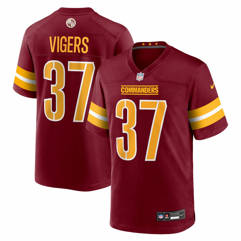 Washington Commanders Nike Car'lin Vigers  Team Game Jersey