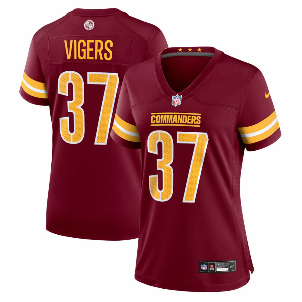 Washington Commanders Nike Car'lin Vigers  Women's Team Game Jersey