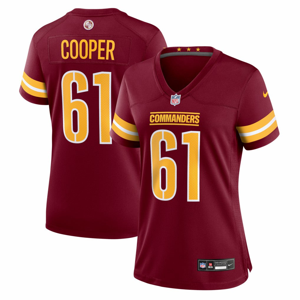Washington Commanders Nike Tyler Cooper  Women's Team Game Jersey