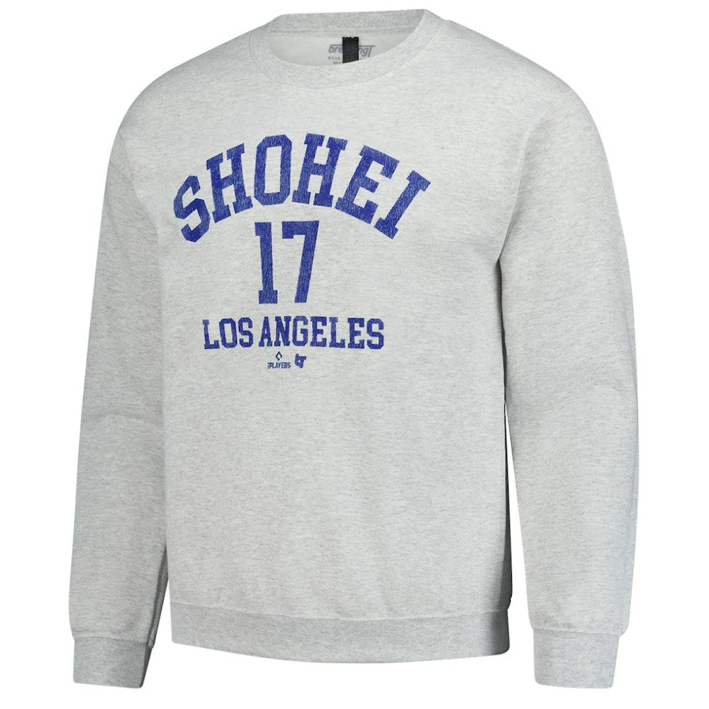 Shohei Ohtani MLBPA BreakingT Unisex Player Name & Number Sweatshirt | MLB Sale