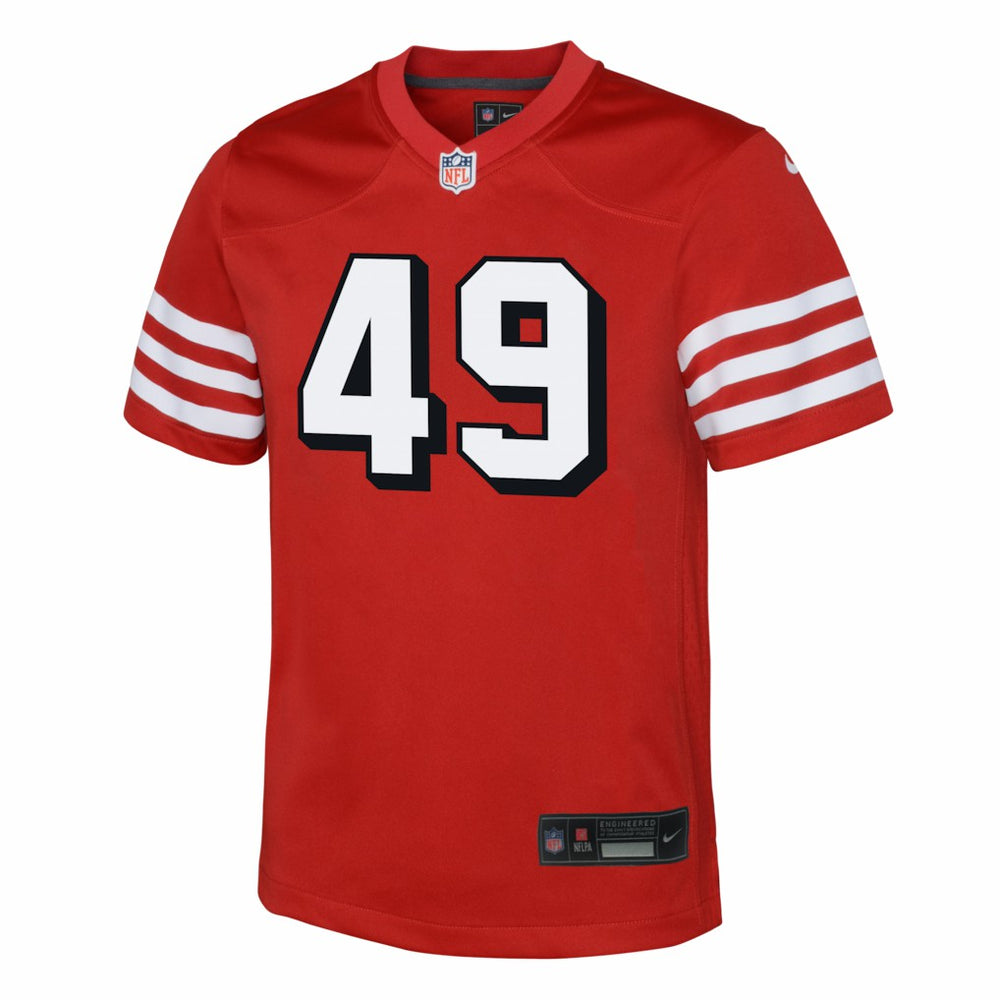 San Francisco 49ers Nike The Faithful  Youth Alternate 2 Game Jersey