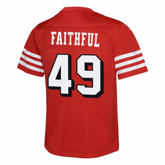 San Francisco 49ers Nike The Faithful  Youth Alternate 2 Game Jersey
