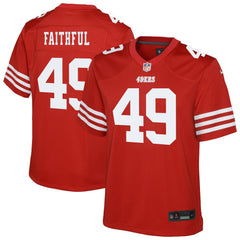 San Francisco 49ers Nike The Faithful  Youth Team Game Jersey
