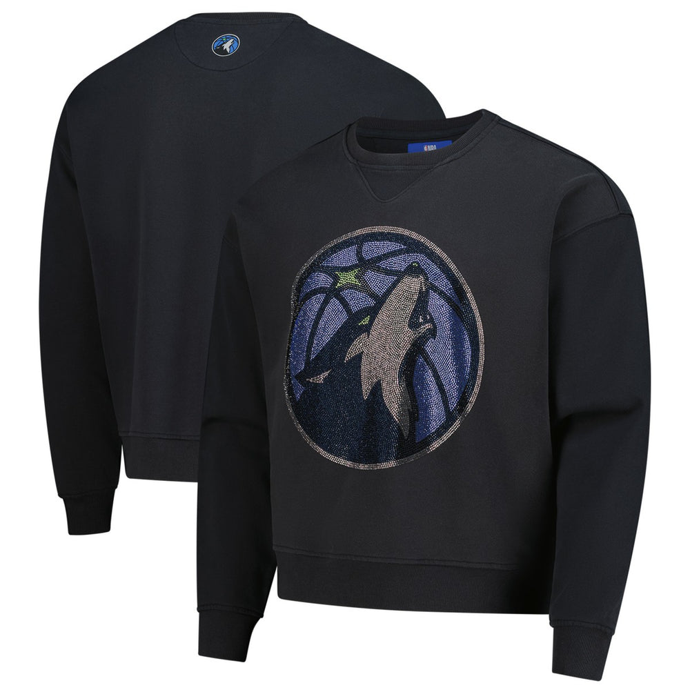 Minnesota Timberwolves Terez Unisex Oversized Gemstone Logo Sweatshirt Discount