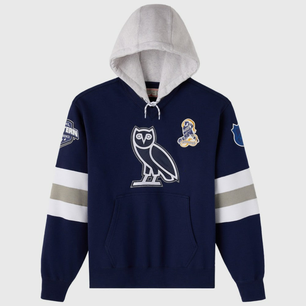 Winnipeg Jets OVO x NHL Fleece Hoodie Outlet