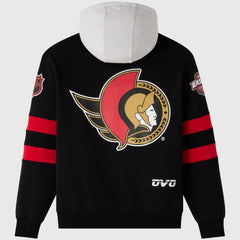 Ottawa Senators OVO x NHL Fleece Hoodie For Sale