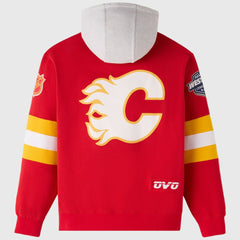 Calgary Flames OVO x NHL Fleece Hoodie For Sale