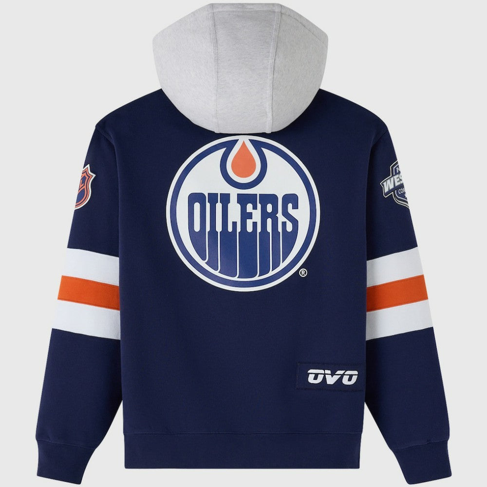 Edmonton Oilers OVO x NHL Fleece Hoodie Sale