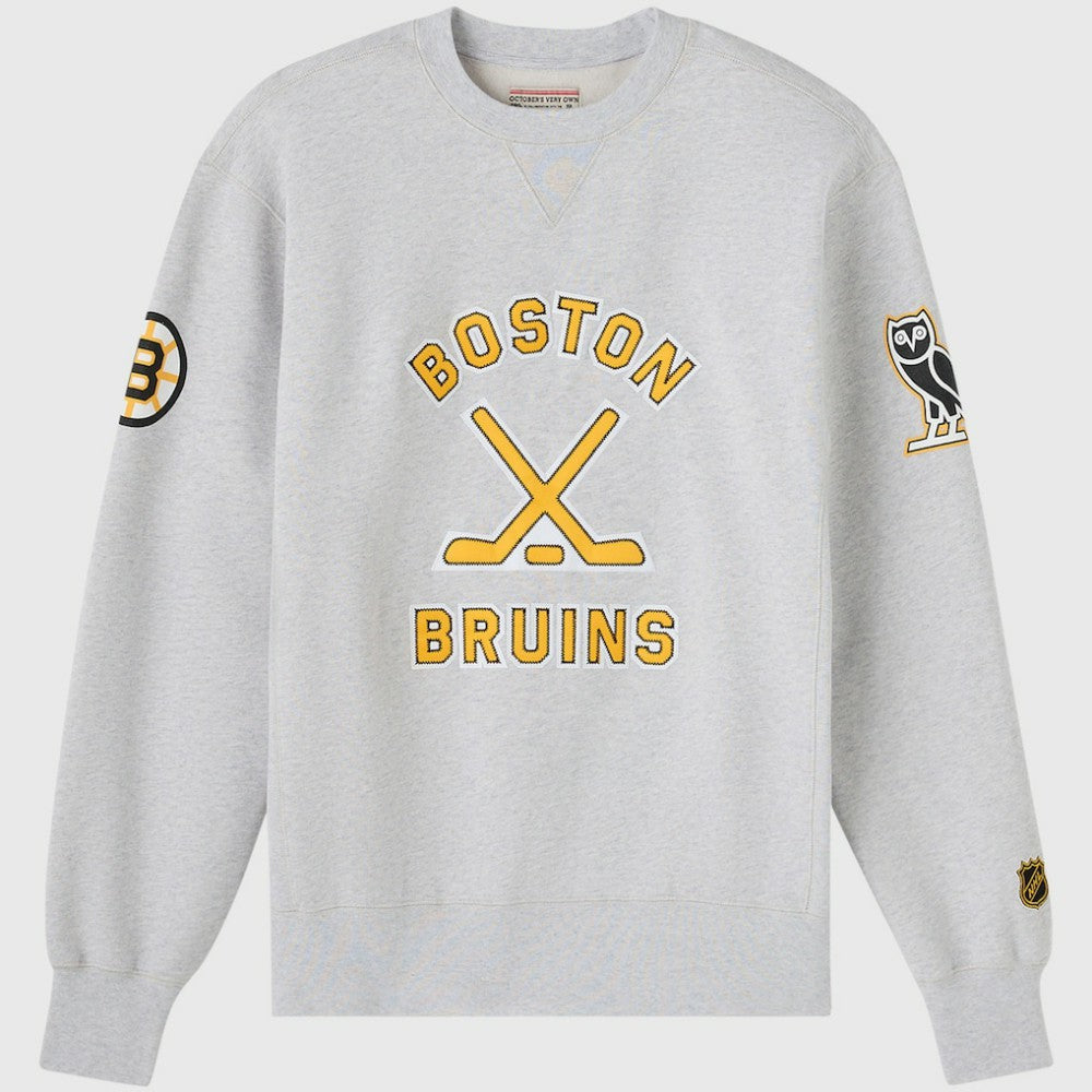 Boston Bruins OVO x NHL Fleece Sweatshirt Sale