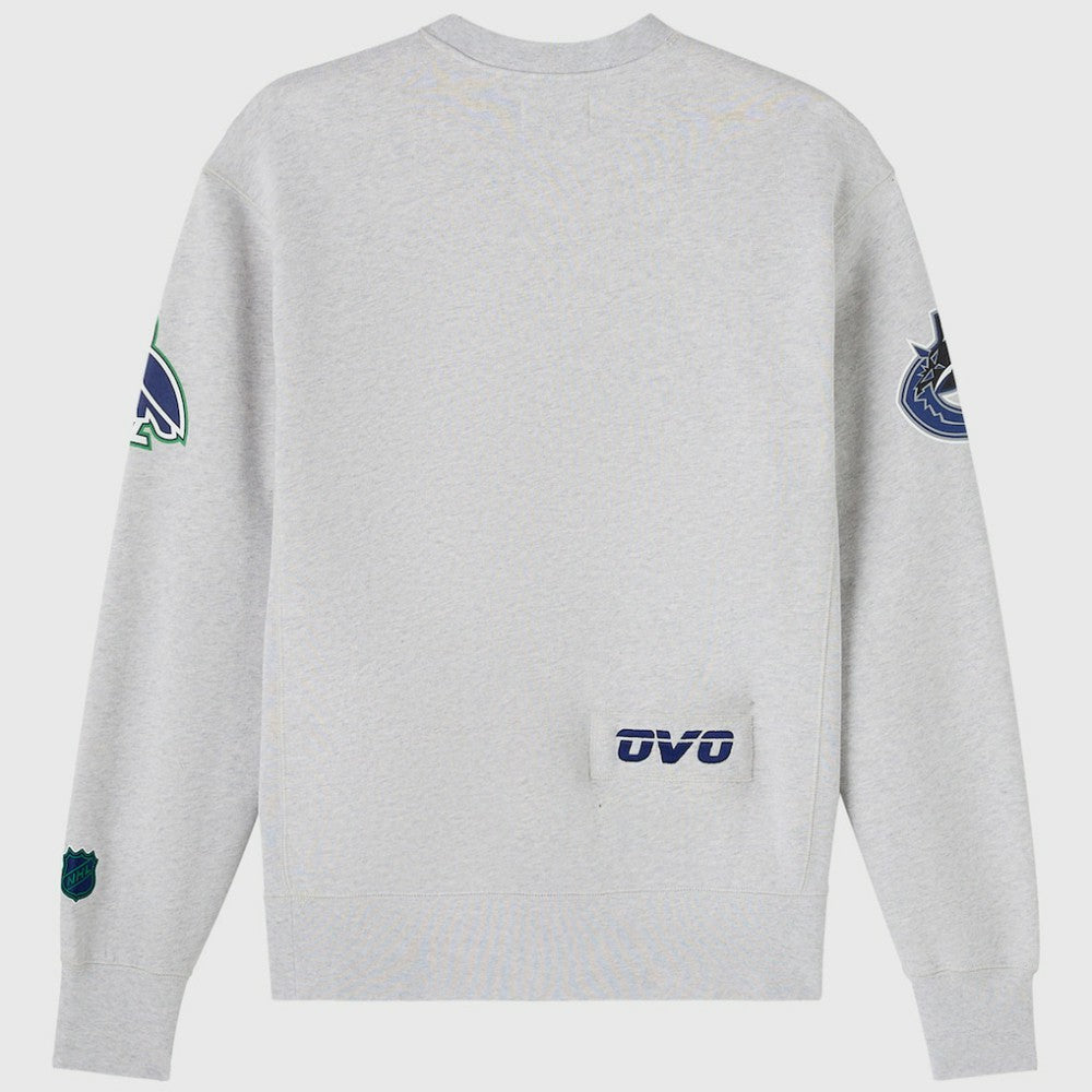 Vancouver Canucks OVO x NHL Fleece Sweatshirt On Sale