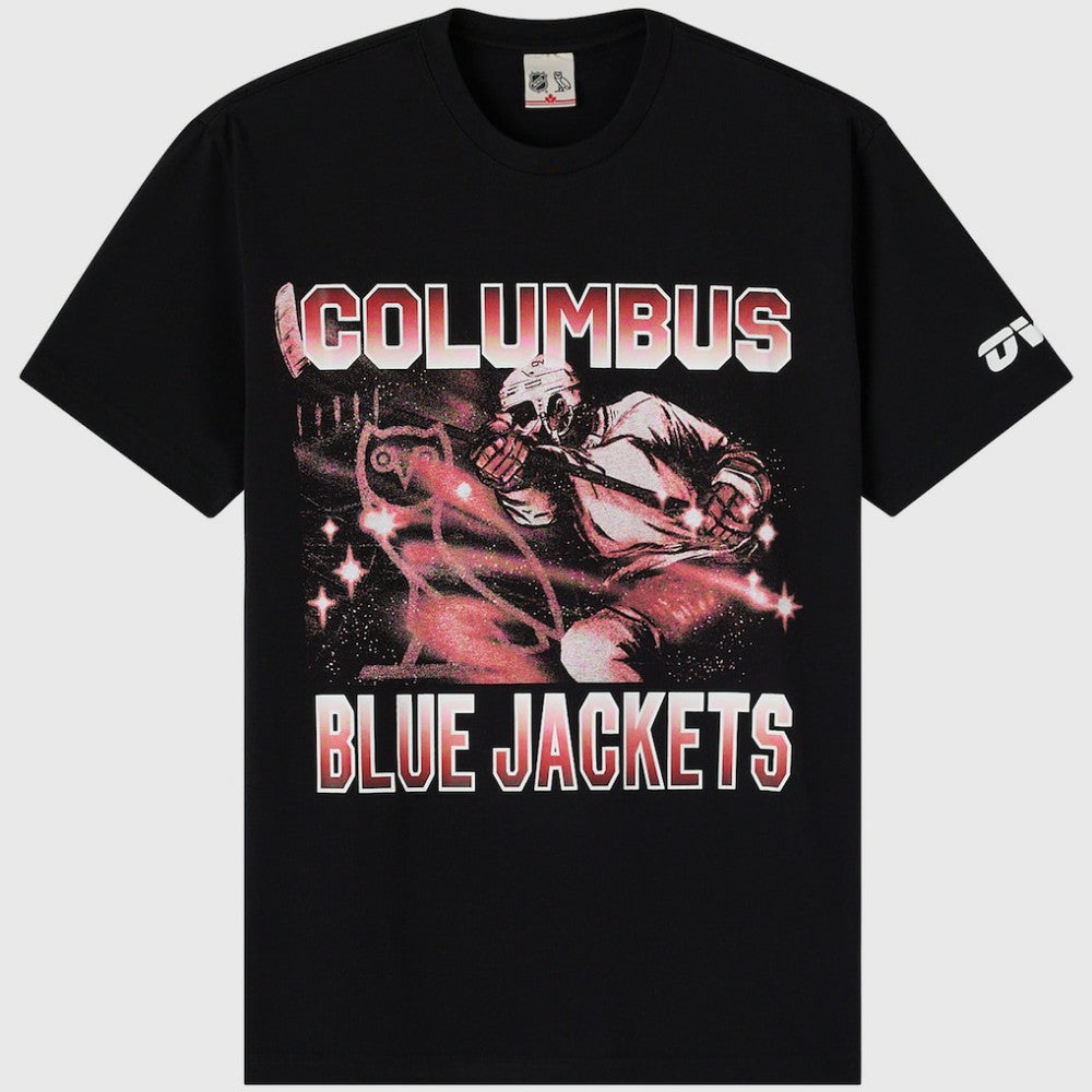 Columbus Blue Jackets OVO x NHL Graphic T-Shirt For Sale