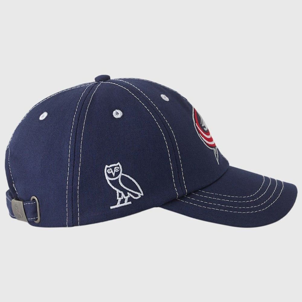 Columbus Blue Jackets OVO x NHL Adjustable Sport Hat Discount