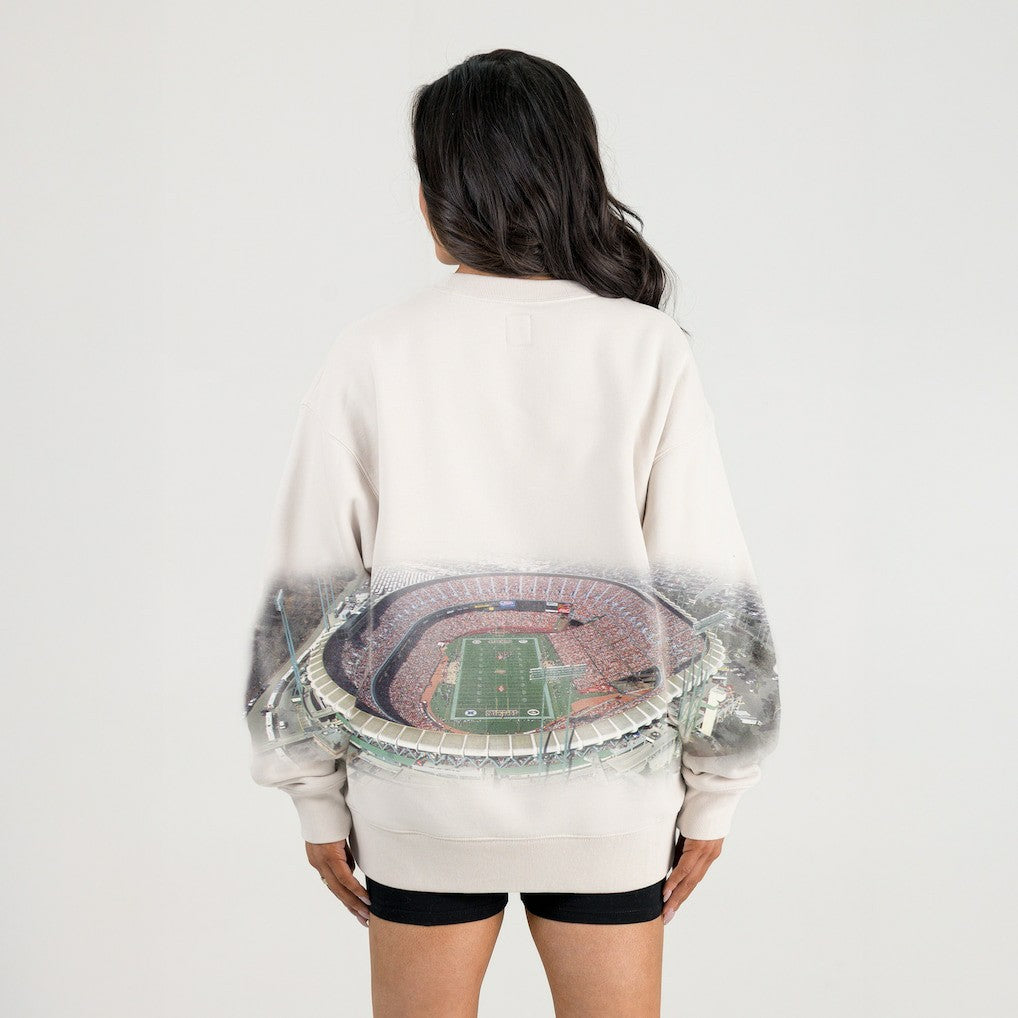 San Francisco 49ers  Gameday Couture Women's Power Move Stadium Premium Drop Shoulder Sweatshirt