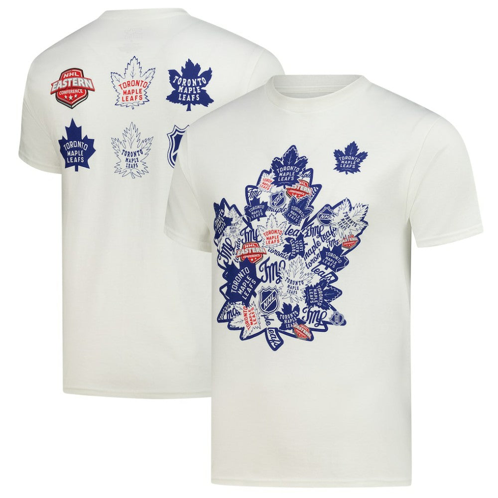 Toronto Maple Leafs Starter Logo Collage T-Shirt For Sale